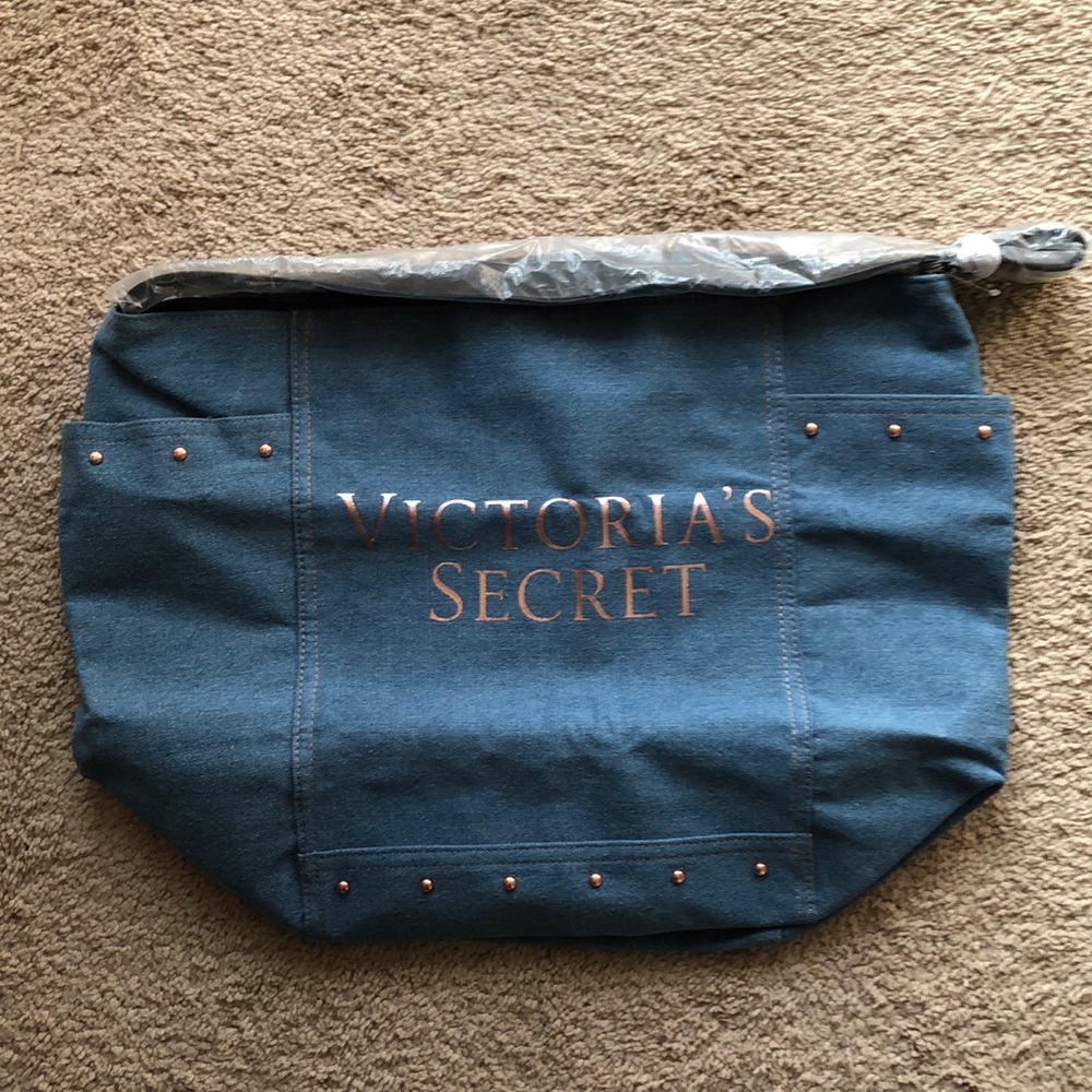 🎉 4 FOR $20 🎉 Victoria Secret Jean Duffle Bag